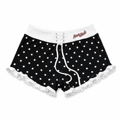 [NEW ARRIVAL] Quần Short Nữ Hoạ Tiết Chấm Bi Thêu 