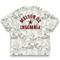 [NEW ARRIVAL] Áo Thun Boxy Camo MAISON DE INSOMNIA Club 250Gsm Cotton - TS075