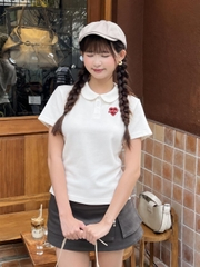 [NEW ARRIVAL] Áo Polo Baby Tee Thun Borip Thêu ISMA Form Basic - TS093