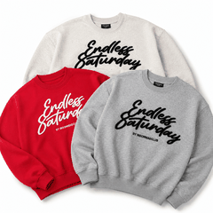 Áo Nỉ Sweater Thêu Xù Endless Saturday INSOMNIA Form Boxy Chất Nỉ Bông Nam Nữ Unisex - HD007