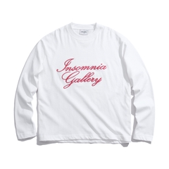 [NEW ARRIVAL] Áo Thun Tay Dài Long Sleeve Thêu 3D INSOMNIA Gallery Form Boxy - TS064