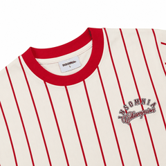 [NEW ARRIVAL] Áo Thun Boxy Cotton Sọc Bóng Chày 