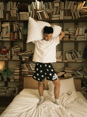 [NEW ARRIVAL] Quần Short Gió Nhăn Họa Tiết Ngôi Sao INSOMNIA 08 Form Ống Rộng Unisex - PS030