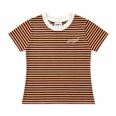 [NEW ARRIVAL] Áo Thun Baby Tee Cotton Sọc Thêu Logo INSOMNIA  - TS081
