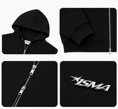 [NEW ARRIVAL] Áo Khoác Hoodie Zip Nỉ Cua 420GSM INSOMNIA Logo Kim Loại Form Boxy Cánh Dơi Unisex - HD017