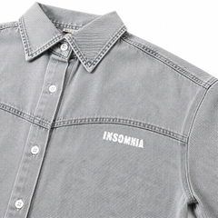 [NEW ARRIVAL] Áo Sơ Mi Denim Wash Form Boxy INSOMNIA CLUB - TS070
