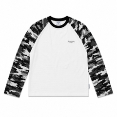 [NEW ARRIVAL] Áo Thun Tay Dài Raglan Camo Cotton Waffle Form Boxy Unisex - TS082