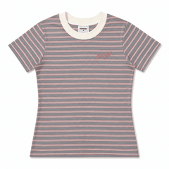 [NEW ARRIVAL] Áo Thun Baby Tee Cotton Sọc Thêu Logo INSOMNIA  - TS081