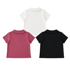 [NEW ARRIVAL] Áo Polo Baby Tee Thun Borip Thêu ISMA Form Basic - TS093