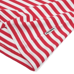 Áo Polo Boxy Stripes INSOMNIA Cotton Đính Tag Da - TS055