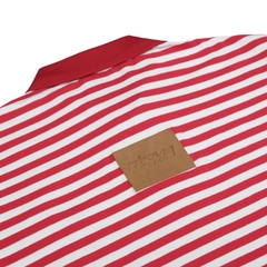 Áo Polo Boxy Stripes INSOMNIA Cotton Đính Tag Da - TS055