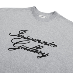 [NEW ARRIVAL] Áo Nỉ Bông Sweater Thêu INSOMNIA Gallery Form Boxy Unisex - HD016