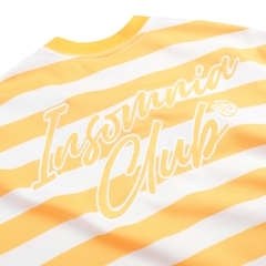 [NEW ARRIVAL] Áo Thun Sọc Thêu Đắp Chữ INSOMNIA Form Boxy Unisex - TS059