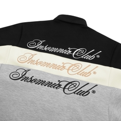 [NEW ARRIVAL] Áo Polo Boxy Nỉ 2 Da Thêu INSOMNIA CLUB Chống Nhăn, Không Xù Lông - TS063