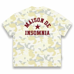 [NEW ARRIVAL] Áo Thun Boxy Camo MAISON DE INSOMNIA Club 250Gsm Cotton - TS075