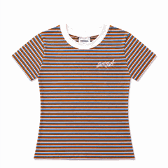 [NEW ARRIVAL] Áo Thun Baby Tee Cotton Sọc Thêu Logo INSOMNIA  - TS081