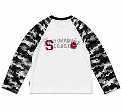 [NEW ARRIVAL] Áo Thun Tay Dài Raglan Camo Cotton Waffle Form Boxy Unisex - TS082