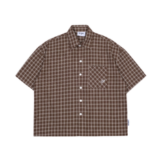 Áo Sơ Mi Caro Thêu Form Boxy Nam Nữ Unisex INSOMNIA - TS056