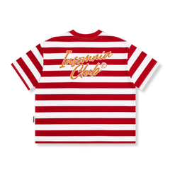 [NEW ARRIVAL] Áo Thun Sọc Thêu Đắp Chữ INSOMNIA Form Boxy Unisex - TS059
