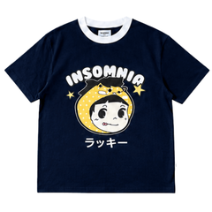 [NEW ARRIVAL] Áo Thun Boxy Phối Cổ Lucky Girl INSOMNIA CLUB 250Gsm Cotton - TS068