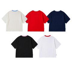 [NEW ARRIVAL] Áo Thun Boxy Phối Cổ Lucky Girl INSOMNIA CLUB 250Gsm Cotton - TS068