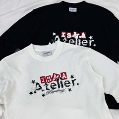 [NEW ARRIVAL] Áo Thun Long Sleeve Cotton Waffle In Lụa Trame ISMA Atelier - TS090