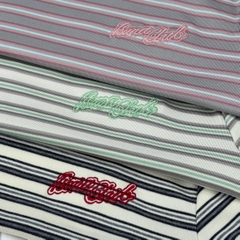 [NEW ARRIVAL] Áo Thun Baby Tee Cotton Sọc Thêu Logo INSOMNIA  - TS081