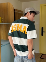 [NEW ARRIVAL] Áo Polo Dệt Cotton Sọc Form Boxy In Charm INSOMNIA Unisex - TS080