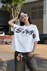 Áo Thun Boxy 280GSM Thêu Camo ISMA Unisex Local Brand - TS044