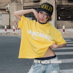 Áo Thun Boxy 280GSM Thêu Xù Ver 3 INSOMNIA Unisex Local Brand - TS032