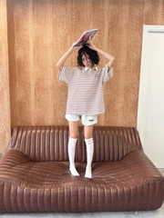 [NEW ARRIVAL] Áo Polo Boxy Stripes Thêu 