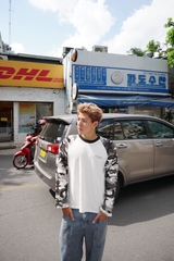 [NEW ARRIVAL] Áo Thun Tay Dài Raglan Camo Cotton Waffle Form Boxy Unisex - TS082