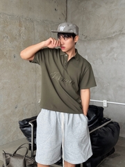 [NEW ARRIVAL] Áo Polo Cotton Waffle Basic Form Boxy Thêu Logo INSOMNIA - TS087
