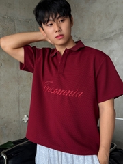 [NEW ARRIVAL] Áo Polo Cotton Waffle Basic Form Boxy Thêu Logo INSOMNIA - TS087