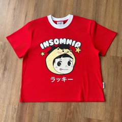 [NEW ARRIVAL] Áo Thun Boxy Phối Cổ Lucky Girl INSOMNIA CLUB 250Gsm Cotton - TS068