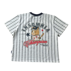 [NEW ARRIVAL] Áo Thun Boxy Cotton Sọc Bóng Chày 