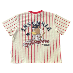 [NEW ARRIVAL] Áo Thun Boxy Cotton Sọc Bóng Chày 
