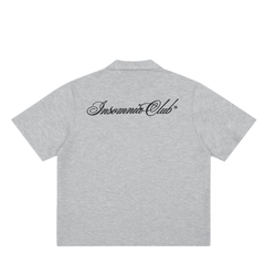 [NEW ARRIVAL] Áo Polo Boxy Nỉ 2 Da Thêu INSOMNIA CLUB Chống Nhăn, Không Xù Lông - TS063