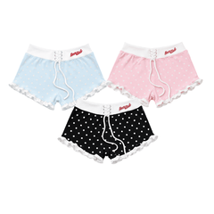 [NEW ARRIVAL] Quần Short Nữ Hoạ Tiết Chấm Bi Thêu 