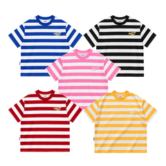 [NEW ARRIVAL] Áo Thun Sọc Thêu Đắp Chữ INSOMNIA Form Boxy Unisex - TS059