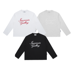[NEW ARRIVAL] Áo Thun Tay Dài Long Sleeve Thêu 3D INSOMNIA Gallery Form Boxy - TS064