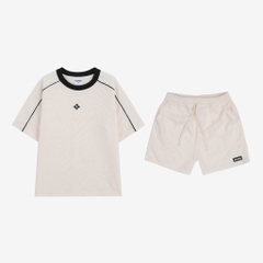 Combo Set Bộ INSOMNIA Unisex Áo Thun Waffle + Quần Short Waffle CB003