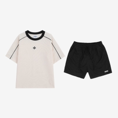 Combo Set Bộ INSOMNIA Unisex Áo Thun Waffle + Quần Short Waffle CB003