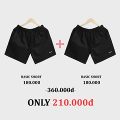 Combo 2 Quần Short Kaki INSOMNIA Unisex Form Ngắn Trên Gối - CB002