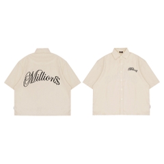 Áo Sơ Mi Boxy Millions INSOMNIA Unisex Local Brand - TS025