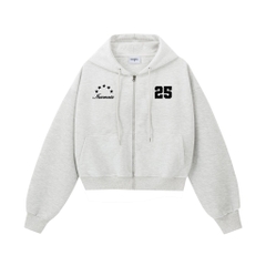Áo Hoodie Zip 2 Da Form Boxy INSOMNIA Thêu Đắp Chữ Athlete - HD011