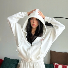 Áo Khoác Hoodie Zip Big Heart INSOMNIA Form Boxy Chất Nỉ Bông Cao Cấp - HD009