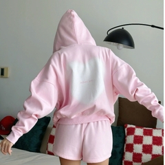 Áo Khoác Hoodie Zip Big Heart INSOMNIA Form Boxy Chất Nỉ Bông Cao Cấp - HD009