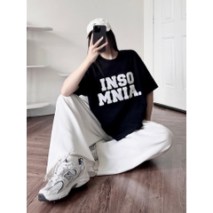 Áo Thun Boxy 280GSM Thêu Xù Ver 1 INSOMNIA Unisex Local Brand - TS026