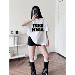 Áo Thun Boxy 280GSM Thêu Xù Ver 1 INSOMNIA Unisex Local Brand - TS026